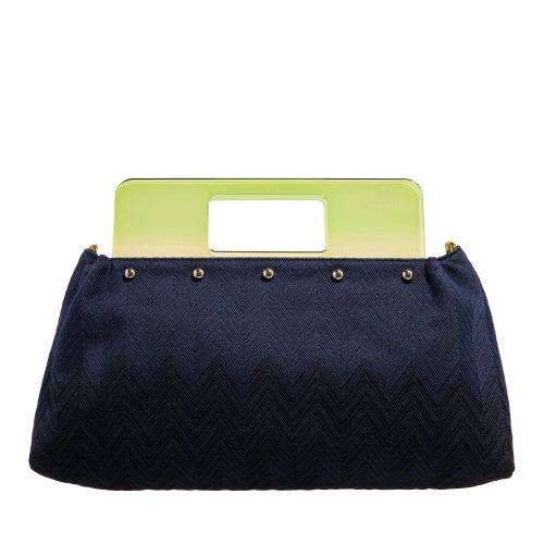 Missoni Pochettes – MI10012I Plexi Pouch in blauw