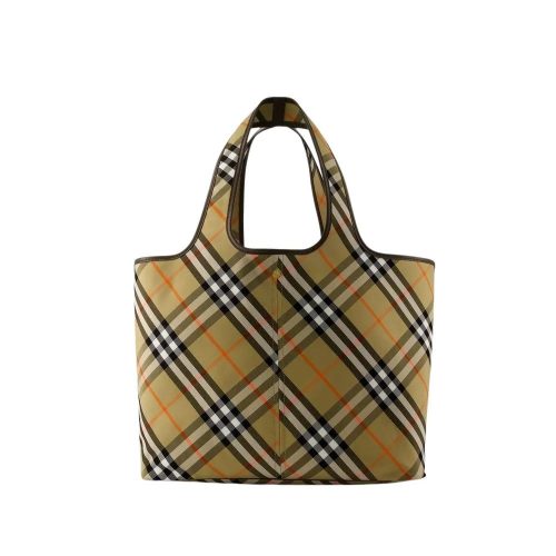 Burberry Totes & shoppers – London Shopper Bag – Cotton – Beige in bruin