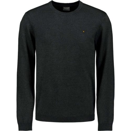 No Excess Pullover crewneck 2 coloured melang dark grey