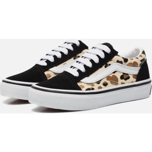 Vans Vans Old Skool Leopard Glitter Sneakers zwart