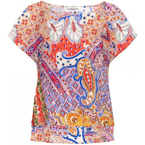 &Co Woman &co women top lilly w.color paisley sand