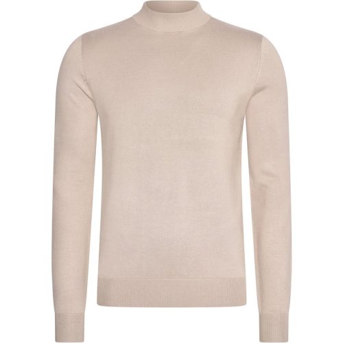 Mario Russo Turtle neck trui plaza taupe