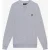 Lyle and Scott Jongens sweater light grey marl