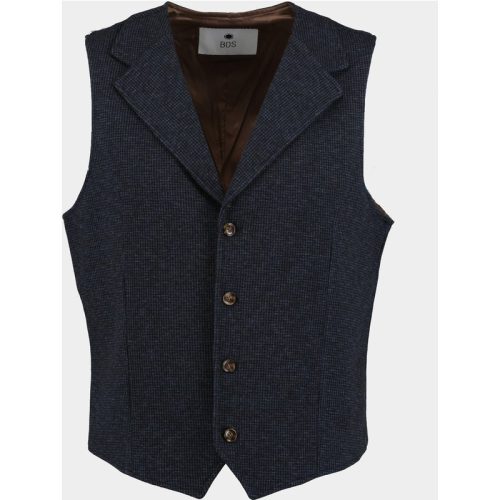 Bos Gilet Blauw Kris Waistcoat 23311KR51BO/290 navy