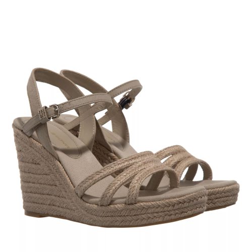 Tommy Hilfiger Espadrilles – Essential Basic Wedge Sandal in beige