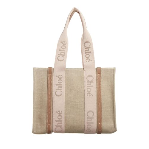 Chloé Totes & shoppers – Medium Woody Tote Bag in beige