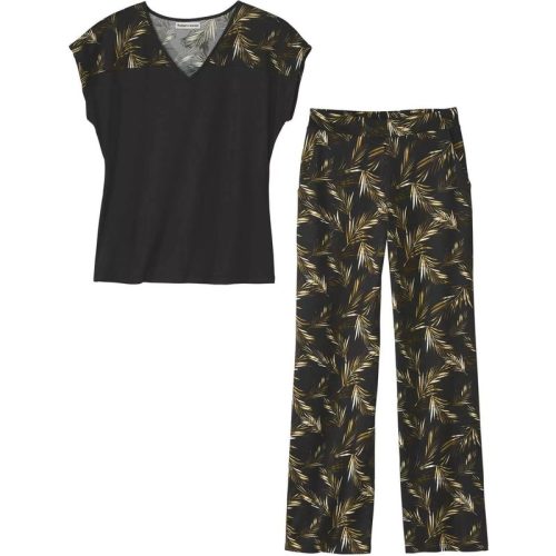 Atlas for Women Dames palmprint top & billen set