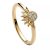 Pandora Ringen – Celestial Sparkling Sun Ring