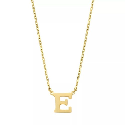 Isabel Bernard Kettingen – Le Marais Chloé 14 Karat Initial Necklace Letter E in gold