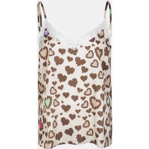 Mucho Gusto Slip top leopard hartjes