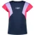 B.Nosy Meisjes t-shirt gekleurde mouwen b.active sporty navy