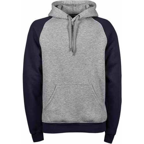 Tee Jays Heren two-tone hooded sweatshirt