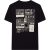 NOWADAYS Print t-shirt menu beauty black