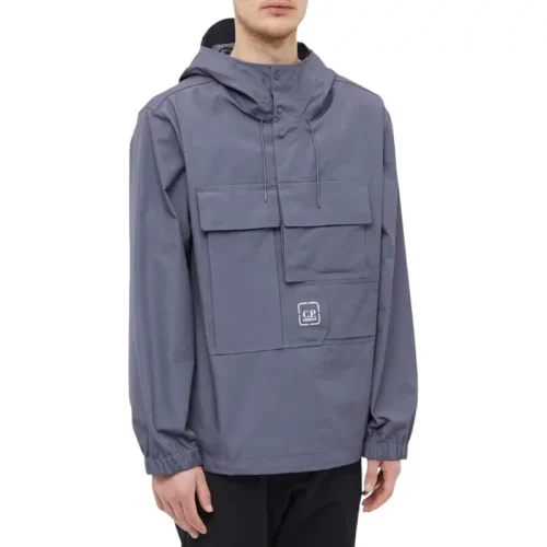 C.P. Company Metropolis tech patch pop over anorak in ombre blue