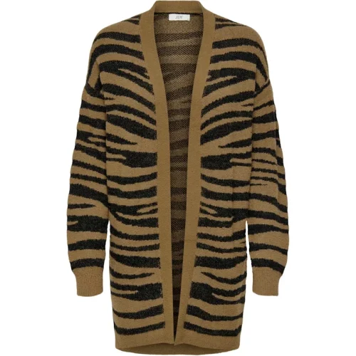 Jacqueline de Yong Lorraine animal l/s long cardigan