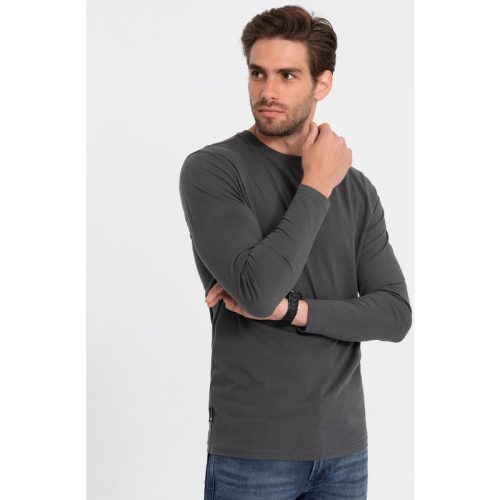 Ombre Longsleeve heren antraciet udine