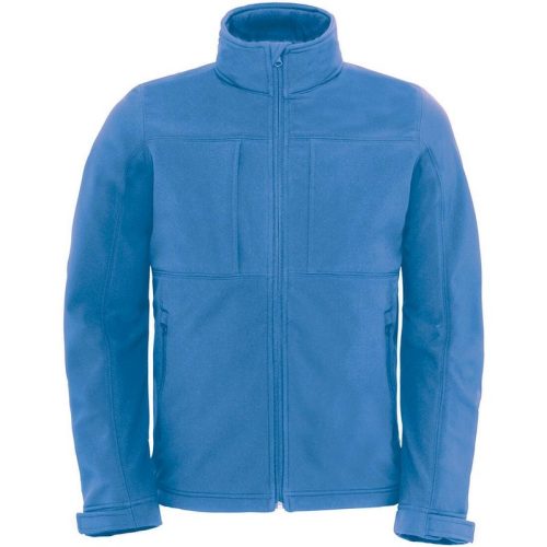 B and C Heren soft shell jas met capuchon