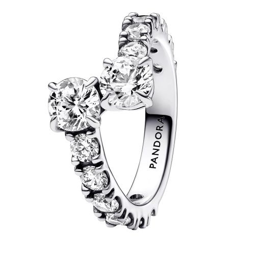 Pandora Ringen – Sterling silver Cubic Zirconia in silver