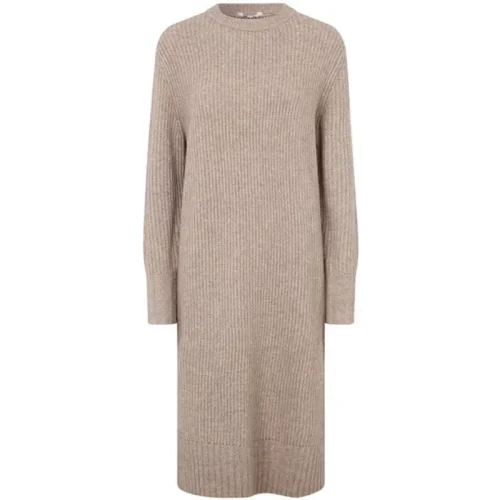 mbyM Sondra-m knitted dress brown –