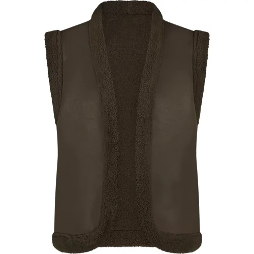 Nukus Fw24185 37 elise gilet burned olive