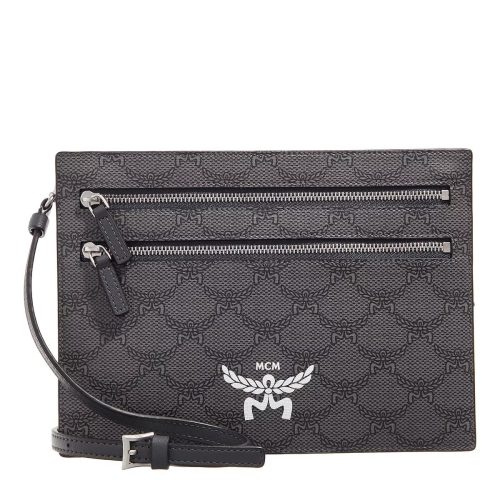 MCM Crossbody bags – Himmel Lts Flat Pouch W.Strap Small in grijs