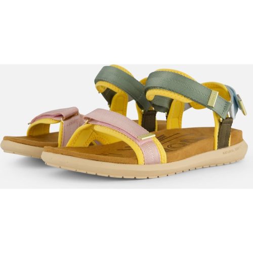 Woden Woden Line Lite Sandalen groen Textiel