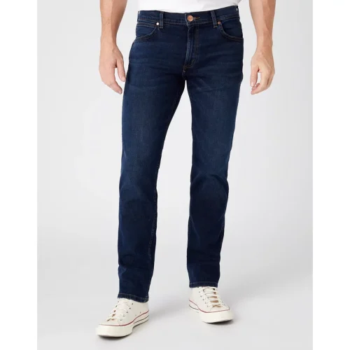 Wrangler Greensboro heren regular-fit jeans basalt blue