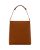 Plan C Totes & shoppers – Shopper Leather Bag in bruin