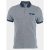 Bos Bright Blue Polo korte mouw oxan polo oxford 23108ox46bo/267 dark denim