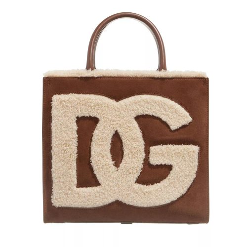 Dolce&Gabbana Shoppers – Small DG Daily Shopper in bruin