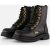 Vingino Vingino Shirley Veterboots zwart Leer