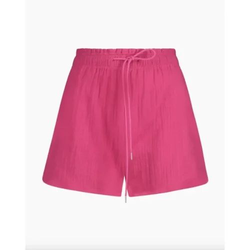 Another Label Indigo shorts hot pink –