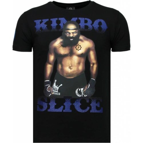 Local Fanatic Kimbo slice rhinestone t-shirt