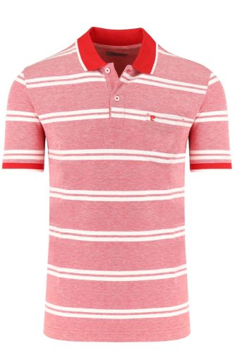 Pierre Cardin Tailored Fit Polo shirt Korte mouw rood