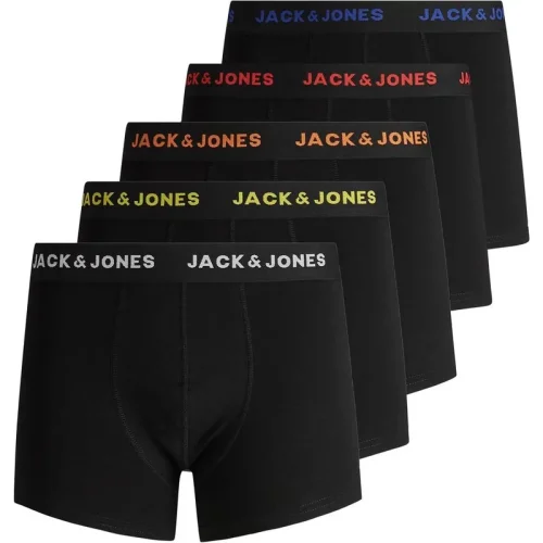 Jack & Jones Heren plus size boxershorts trunks jacblack friday 5-pack