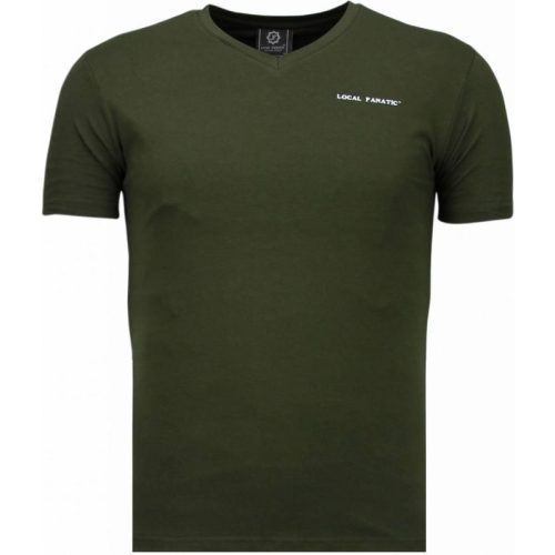 Local Fanatic Basic v neck t-shirt