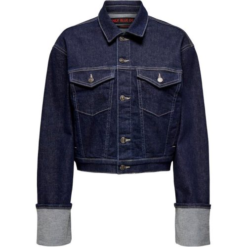 Only onlmercer ls fold up jacket red dnm 15332367 dark denim