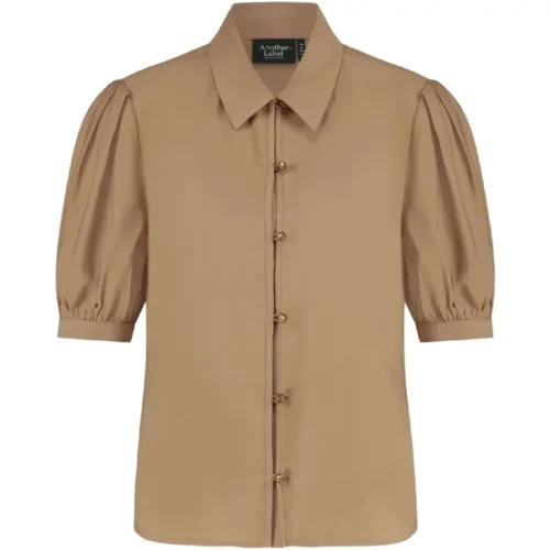 Another Label Berdine shirt dusty brown –