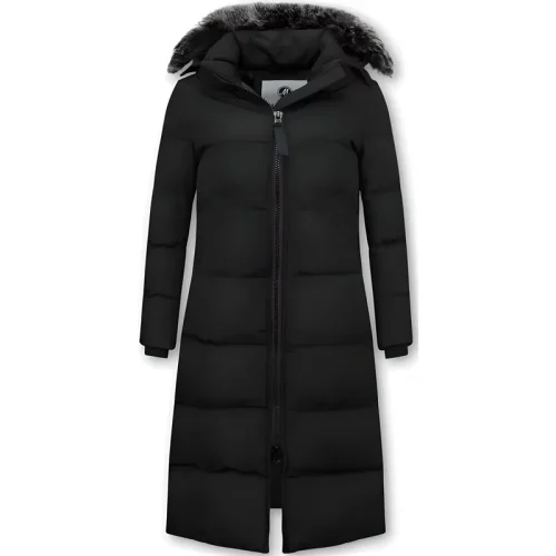 Matogla Puffer jacket lang met capuchon