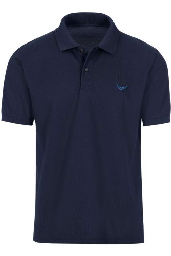 TRIGEMA Comfort Fit Polo shirt Korte mouw Marine