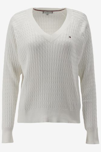 Tommy hilfiger trui co cable v-nk sweat