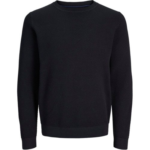 Jack & Jones jprblunoah knit crew neck bf ln 12265328 black beauty