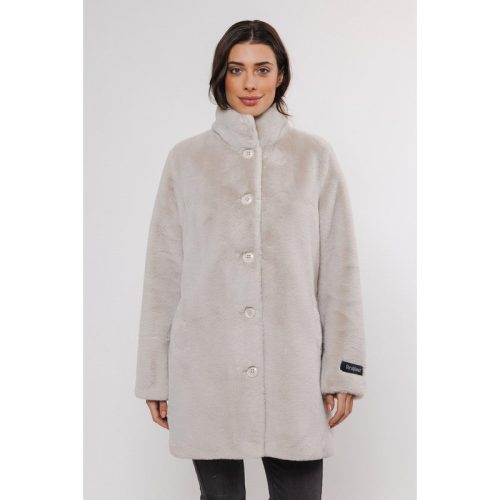 Rino & Pelle Nonna.7002411 single breasted fake fur coat