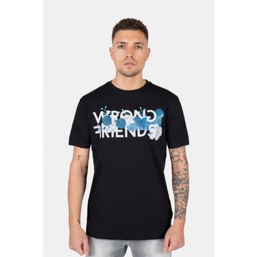 Wrong Friends Blue roses t-shirt