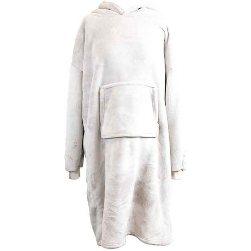 Unique Living hoodie oversized dove white -70x110cm