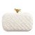 Bottega Veneta Clutches – Knot Clutch Intrecciato Leather in wit