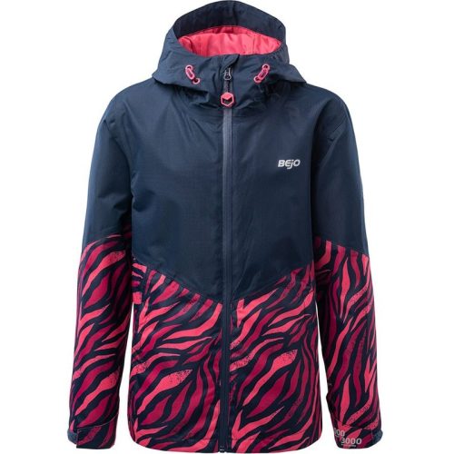 Bejo Meisjes junko zebraprint soft shell jas