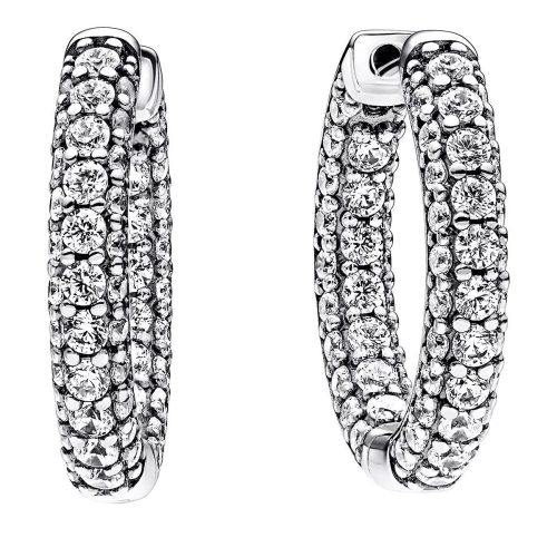 Pandora Oorbellen – Pandora Timeless Pavé Single-row in silver