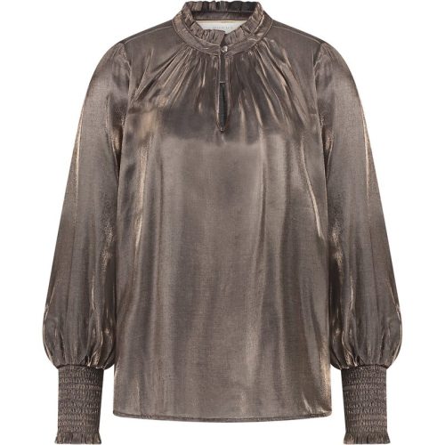 Nukus Fw240440 50 marbella blouse walnut