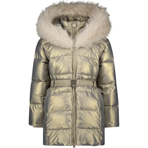 Le Chic Meisjes winterjas met capuchon en fur kraag bodette gorgeous